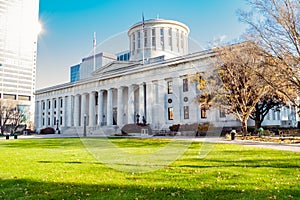 West entrance of the Ohio Statehouse photo