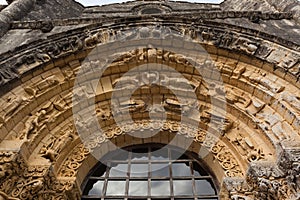 West facade archivolts Detail of Notre-Dame de l'Assomption de photo
