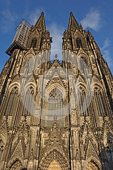 West facade of Cologne Cathedral (Cologne, Germany)