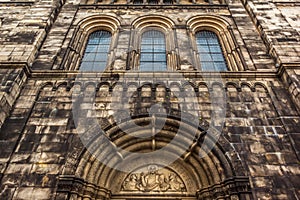 The west facade of Lund Cathedral.