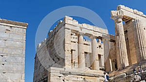 West facade of the Propylaia of Acropolis of Athens
