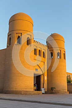 West gate of Khiva, Uzbekistan
