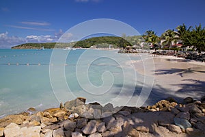 West Indies, Caribbean, Antigua, St Georges, Dickenson Bay, Beach
