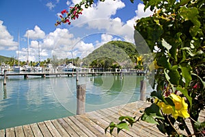 West Indies, Caribbean, Antigua, St Mary, Jolly Harbour, Harbour photo