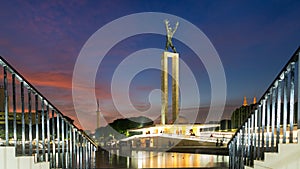 West Irian liberation monument at Blue Hour