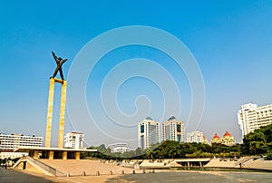 West Irian Liberation Monument in Jakarta, Indonesia