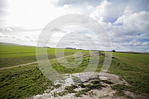 West kennet long barrow in Avebury stone circle