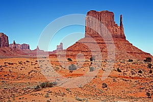 West Mitten Butte, Monument Valley, USA.