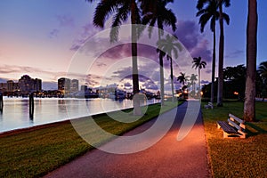 West Palm Beach at Night