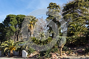 West Park Parque del Oeste in City of Madrid, Spain