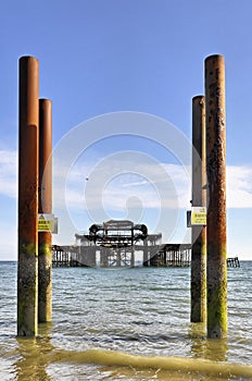 The West Pier in Brighton