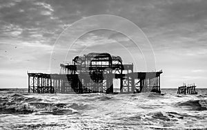 The West Pier in Brighton