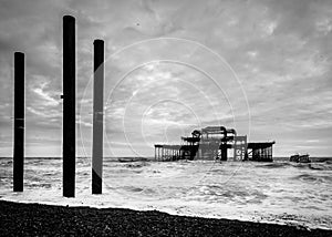 The West Pier in Brighton