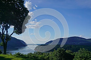 West Point, New York: View of the Hudson River from the Overlook