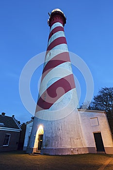 West Schouwen Lighthouse in Netherlands