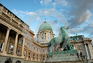 West Side Of The Historic Buda Castle