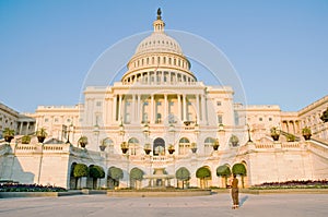 West side US Capitol Building