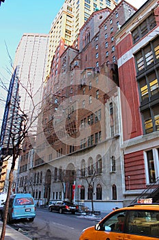 West Side YMCA building, near Central Park, Nova York.