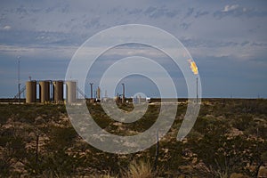 West Texas gas flare