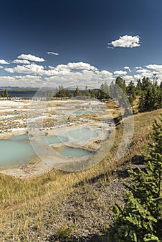 West Thumb Geyser Basin Yellowstone National Park