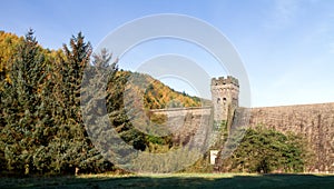 West tower of derwent dam