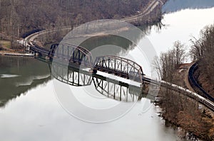 West virginia railroad bridge
