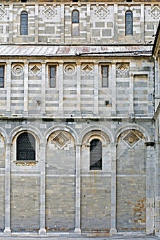 West Wall, Pisa Cathedral, Italy photo