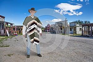 West, Western Town, Old Cowboy