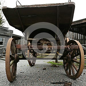 West wooden cart