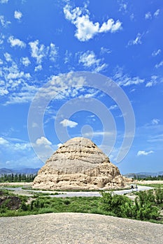 West Xia Imperial Tombs in Yinchuan, Ningxia Province, China