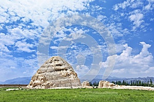 West Xia Imperial Tombs in Yinchuan, Ningxia Province, China