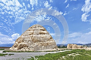 West Xia Imperial Tombs in Yinchuan, Ningxia Province, China