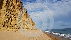Westbay beach Dorset. UK.