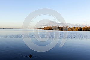 Westeinder Plassen lake in Aalsmeer - Holland - The Netherlands (Europe) photo