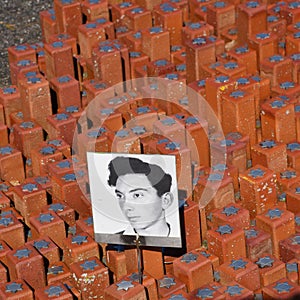 Westerbork, the Netherlands. March 19, 2025. The memorial at the former Westerbork transit camp in the Netherlands.