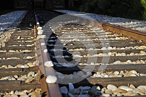 Westerbork Transit Camp Grounds: Rails