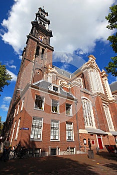 The Westerkerk church in Amsterdam