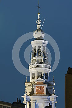 The Westerkerk. Night view