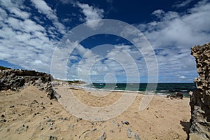 Western beach. Penguin island. Shoalwater islands marine park. Rockingham. Western Australia