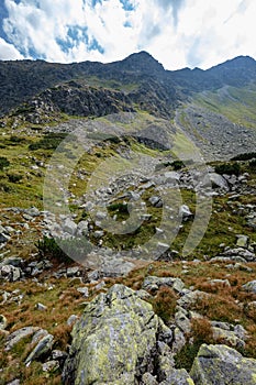 Západné Karpaty horská panoráma za jasného dňa