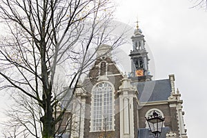 The Western Church in Amsterdam, Netherlands.