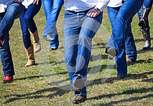 Western dancers show