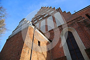 Western facade of Bydgoszcz Cathedral