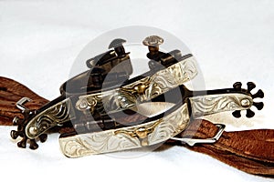 Western Fancy Spurs and Leathers photo