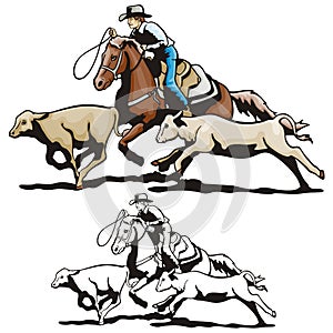 Western illustration series