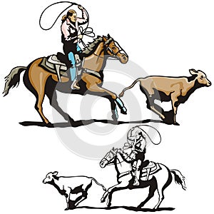 Western illustration series