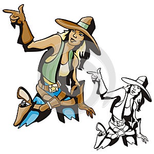 Western illustration series