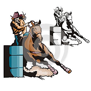 Western illustration series