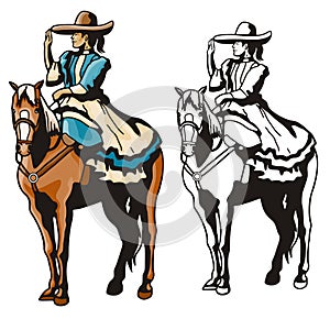 Western illustration series