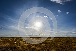 Western Landscape on the Grasslands of Colorado